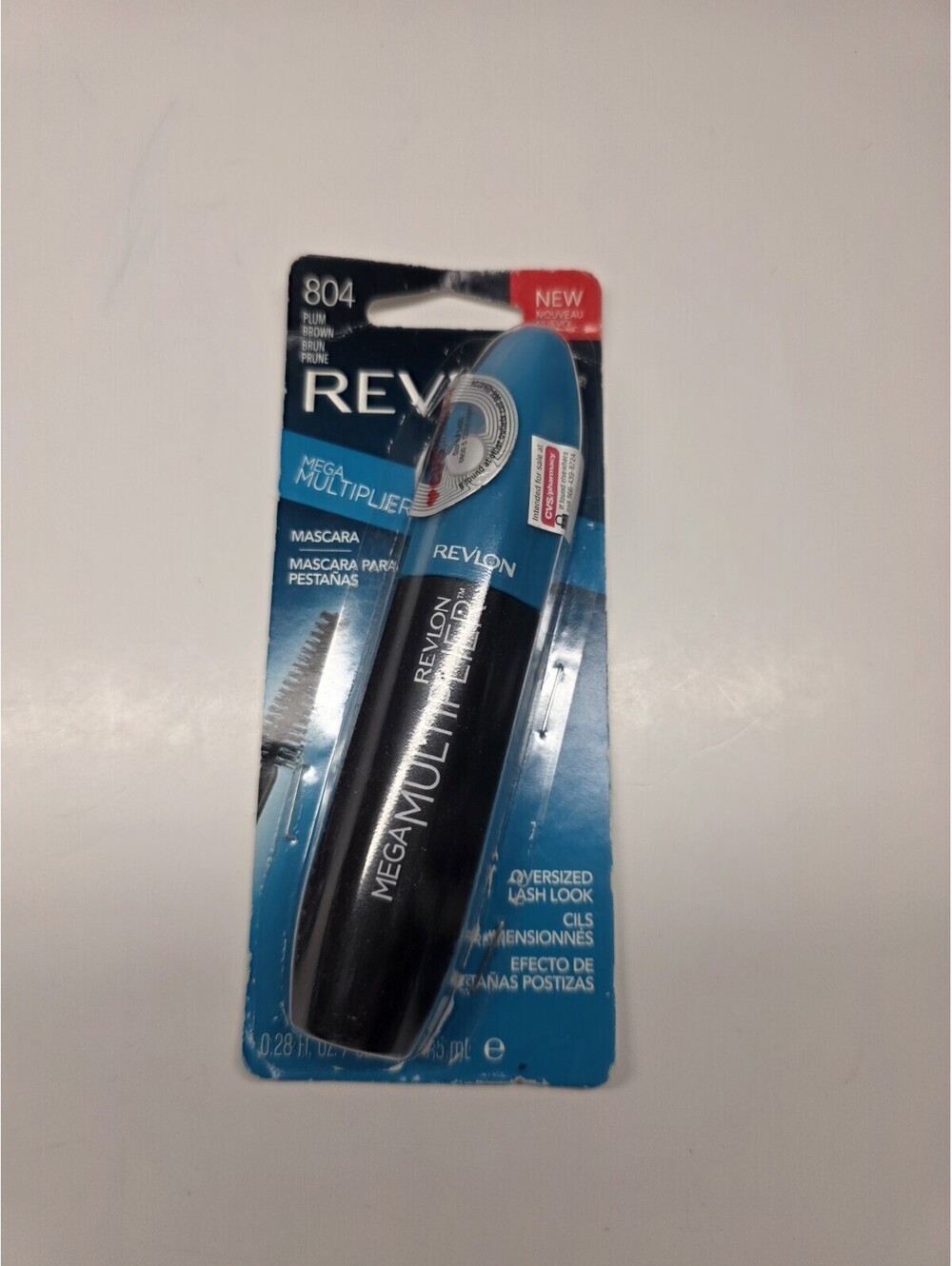 Revlon Mega Multiplier Mascara 804 PLUM BROWN 0.28 Fl Oz